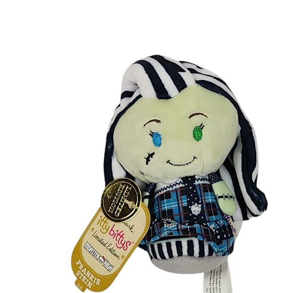 Hallmark Itty Bittys Monster High Frankie Stein Bean Bag Plush Ltd Ed NWT - Picture 8 of 8